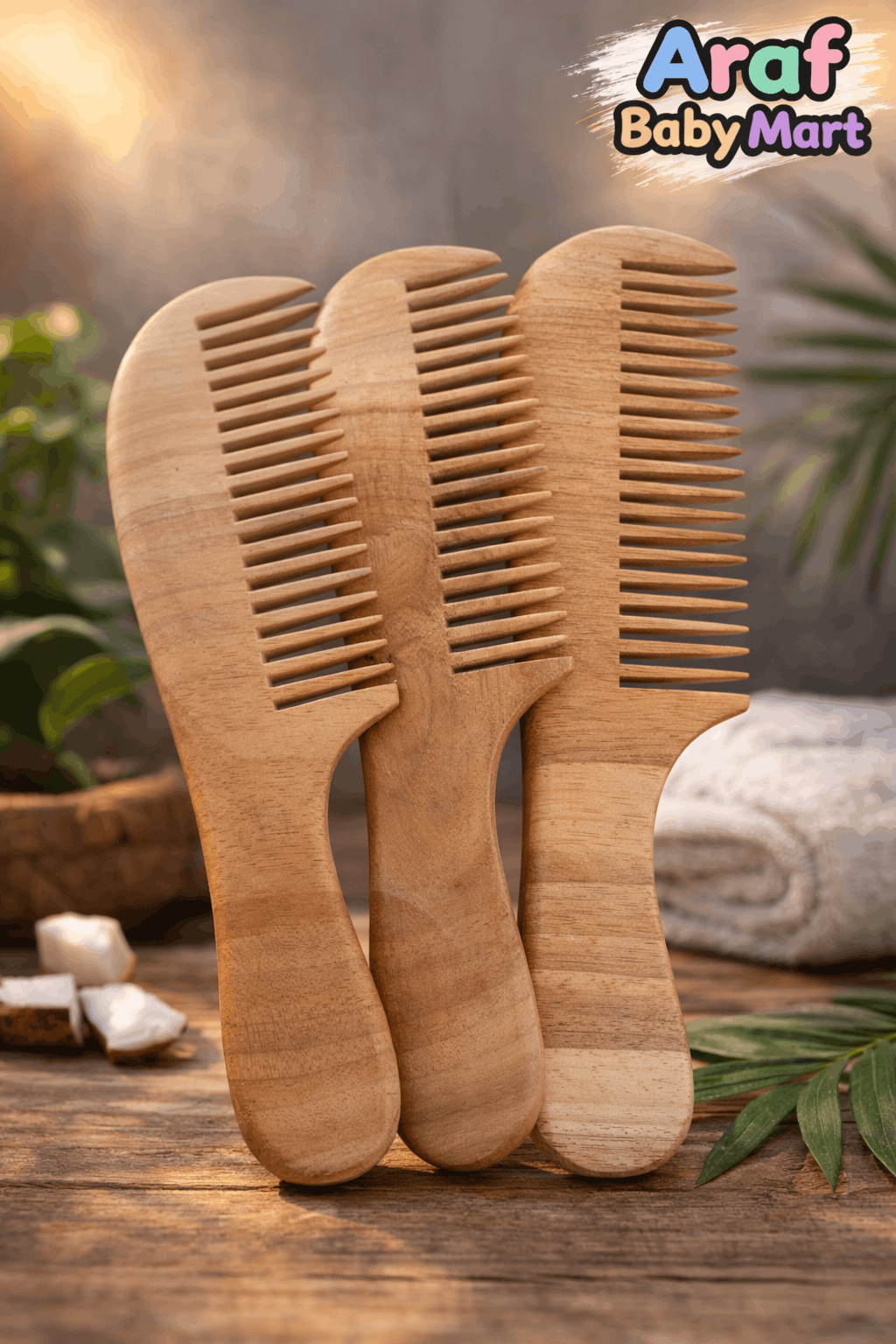 নিম কাঠের চিরুনি